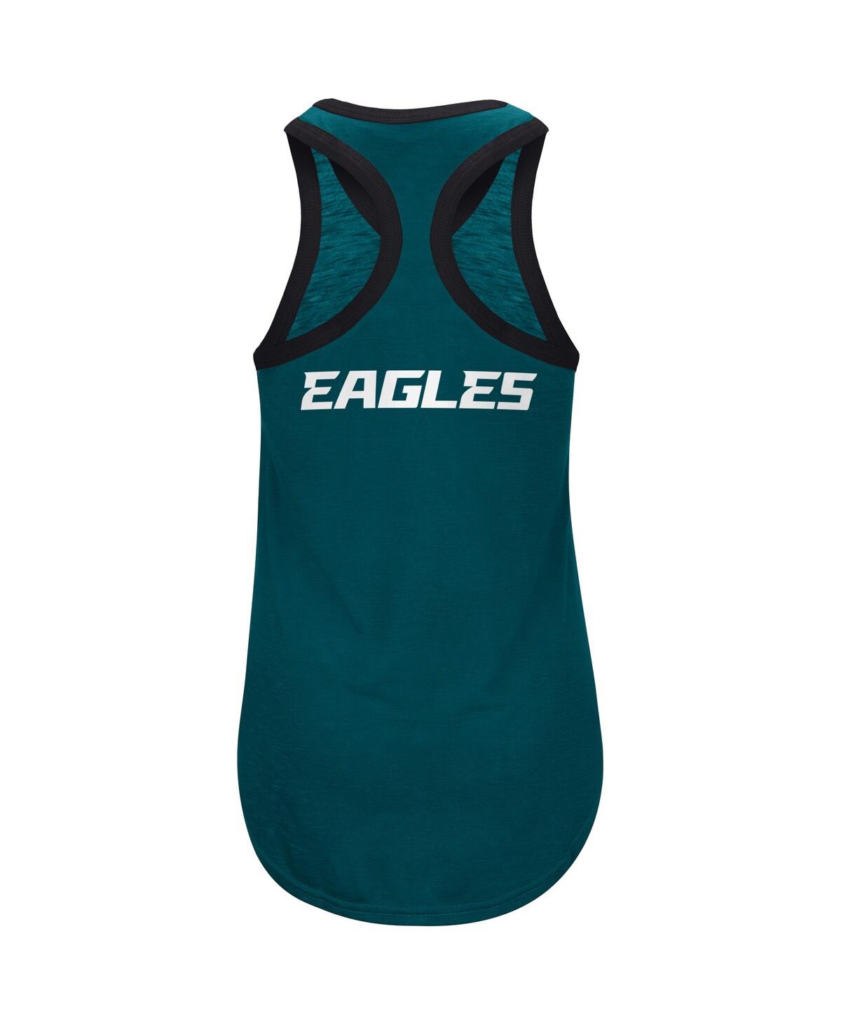 Shop G-iii 4her By Carl Banks Women's  Midnight Green Philadelphia Eagles Team Tater Tank Top