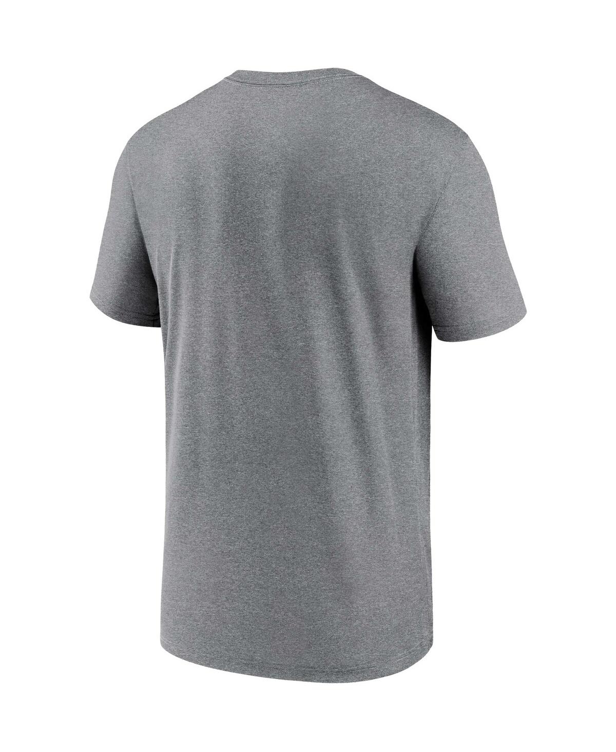 Men's NikeDallas Cowboys Legend Logo Performance T-shirt - Heather Charcoal
