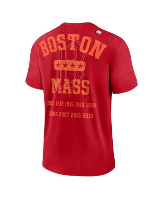 Men's Red Boston Red Sox Statement Game Over T-shirt