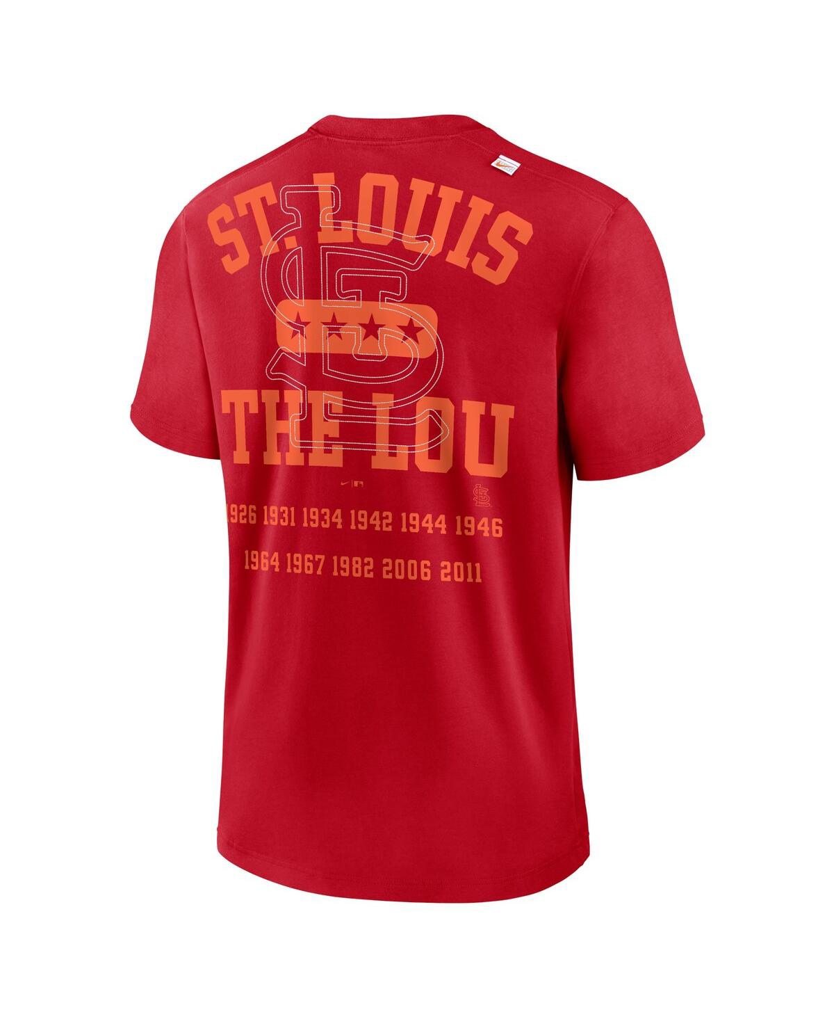 Shop Nike Men's  Red St. Louis Cardinals Statement Game Over T-shirt