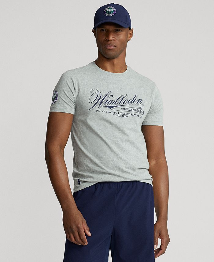 Grundlæggende teori regiment Skrivemaskine Polo Ralph Lauren Men's Wimbledon Custom Slim Fit T-Shirt & Reviews - T- Shirts - Men - Macy's