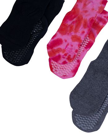 Pointe Studio The Pop Grip Pack - 3 Pack Women's Ankle Socks - Macy's