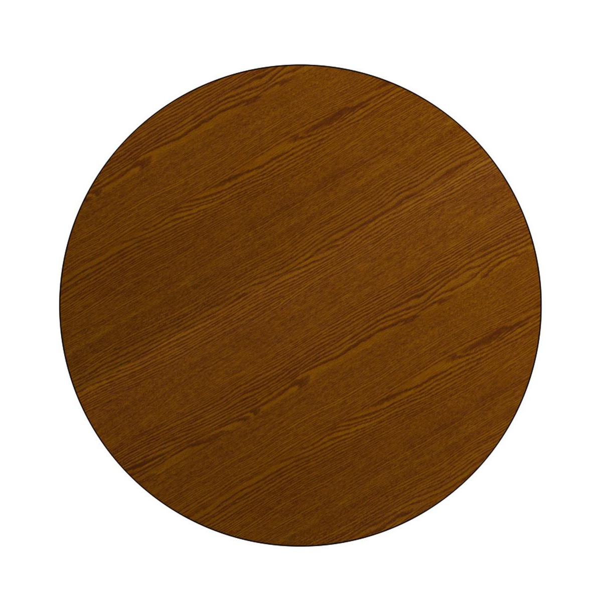 Emma+Oliver Mobile Round Hp Laminate Adjustable Preschool Activity Table