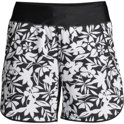 Women's 5 Inch Swim Board Shorts Tummy Control Swimsuit Bottoms UPF50