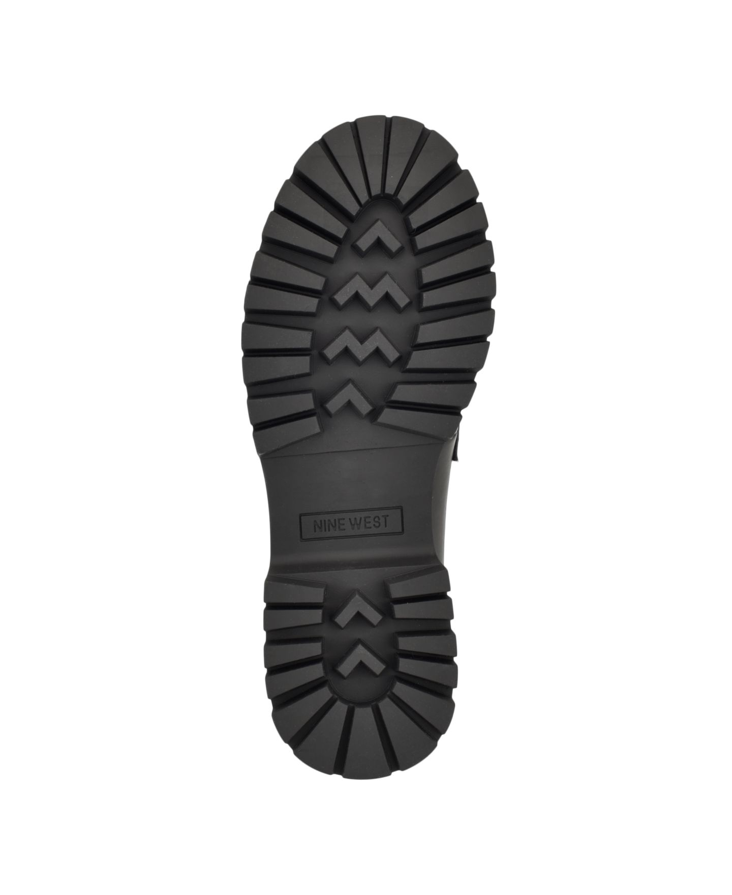 Женские туфли Nine West Garry Tassels Lug Sole, цвет: Чёрный / Белый лаковый — фото 5