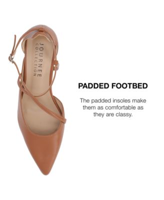 Women's Galvinn Strappy Pointed Toe Block Heel Pumps