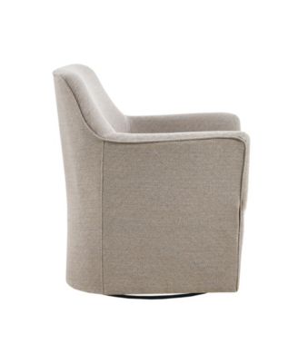 Augustine 30.75" Fabric Swivel Glider Chair
