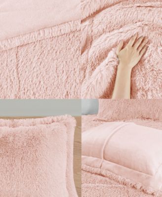 Malea Shaggy Faux-Fur 2-Pc. Comforter Set, Twin/Twin XL