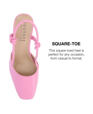 Women's Margeene Block Heel Slingback Pumps