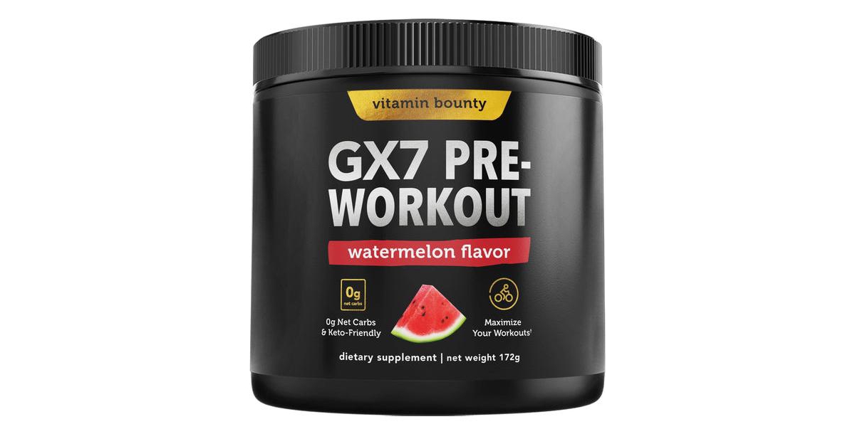 GX7 Pre-Workout Powder - Watermelon (20 Servings)
