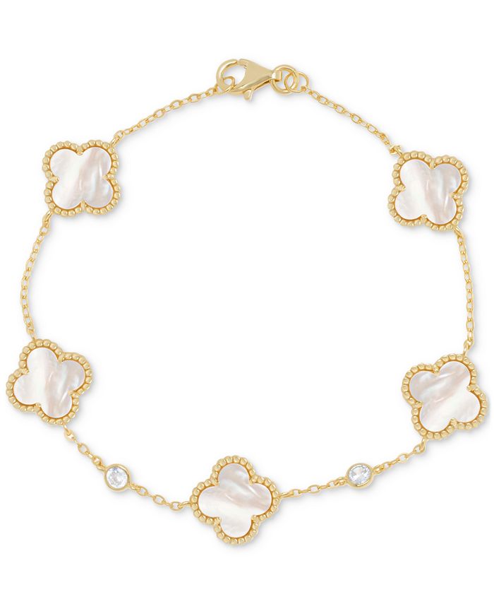 Mother of Pearl Mother of Pearl Station Bracelet