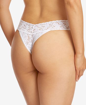 Hanky Panky Signature Lace Original Rise Thong (4811P)- Partly Cloudy -  Breakout Bras