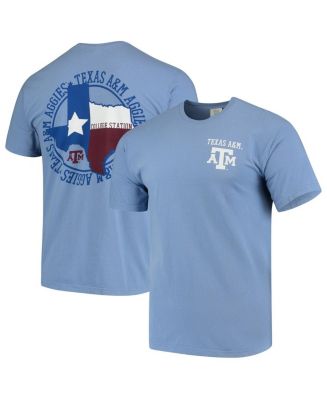 Men's Blue Texas A&M Aggies Flag Local Comfort Color T-shirt - Macy's