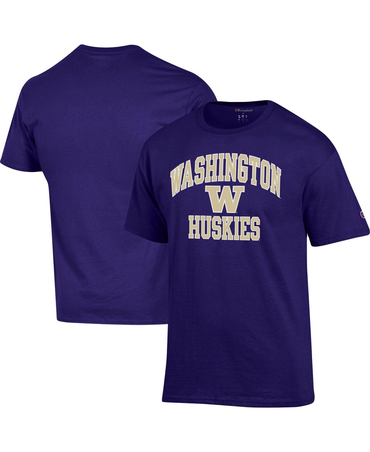 Shop Champion Men's  Purple Washington Huskies High Motor T-shirt