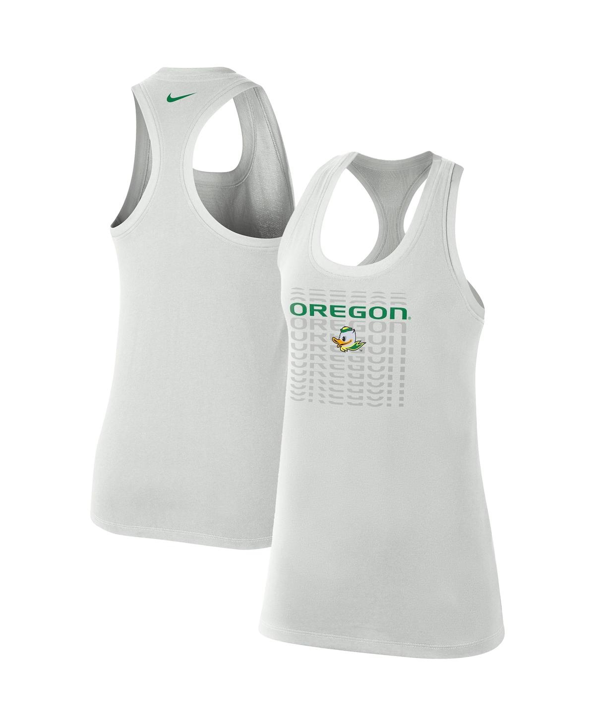 Nike Gray Oregon Ducks Game Time Tank Top In Gray