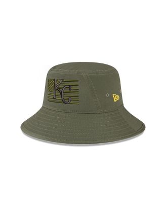 Men's Green Kansas City Royals 2023 Armed Forces Day Bucket Hat