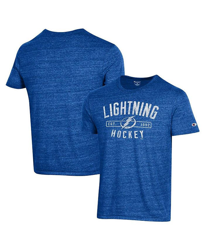 Blue 84 Auburn Tigers Tri-Blend Team Color T-Shirt For Men - Officially Licensed Fan Tee - View #4