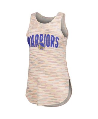 Women's White Golden State Warriors Sunray Tank Top