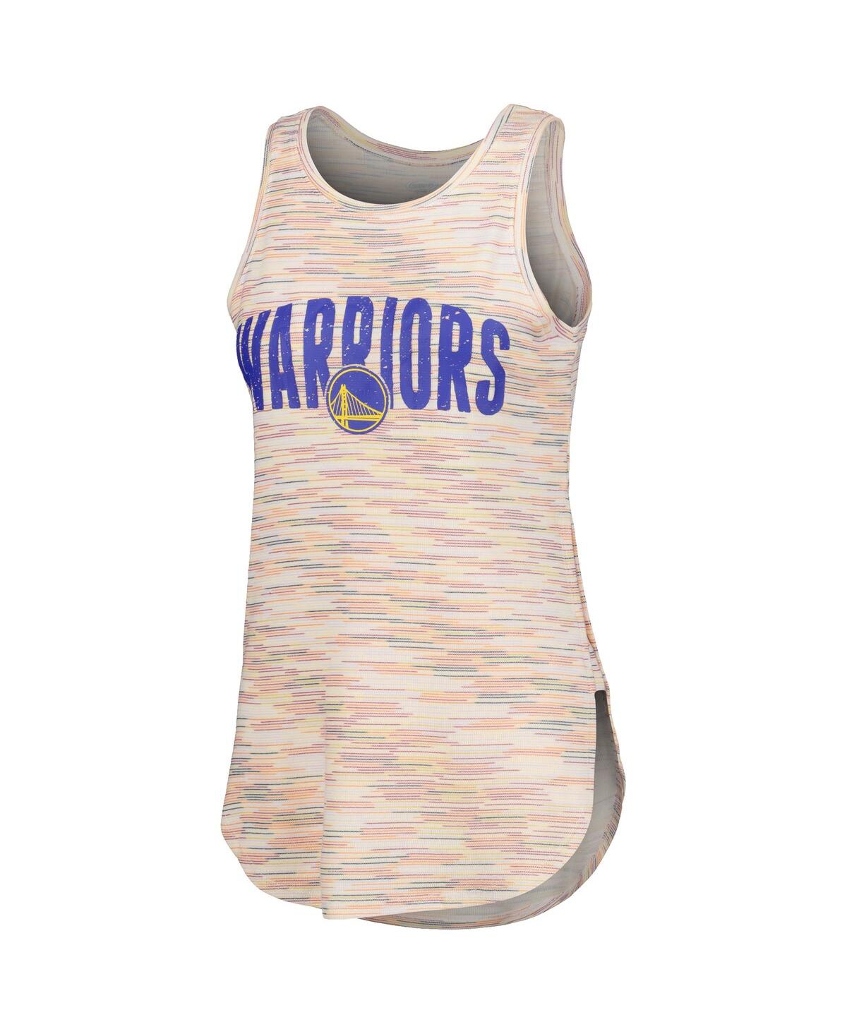 Shop Concepts Sport Women's  White Golden State Warriors Sunray Tank Top