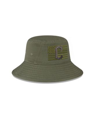 Men's Green Cleveland Guardians 2023 Armed Forces Day Bucket Hat