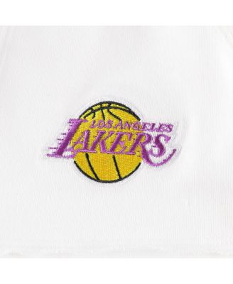Women's White Los Angeles Lakers Sunray Shorts