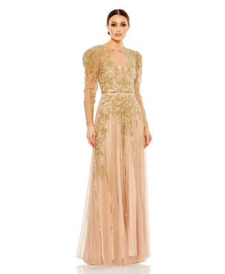 princess polly baby blue dress Jovani 39942 One Shoulder Beaded Illusion Dress main image 1