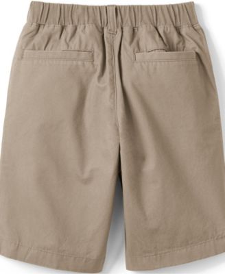 Girls School Uniform Elastic Waist Pull On Shorts