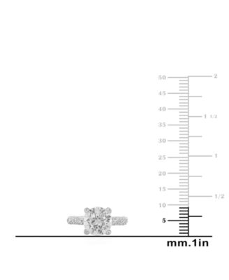 Certified Lab Grown Diamond Solitaire Twist Engagement Ring (3-1/2 ct. t.w.) in 14k Gold