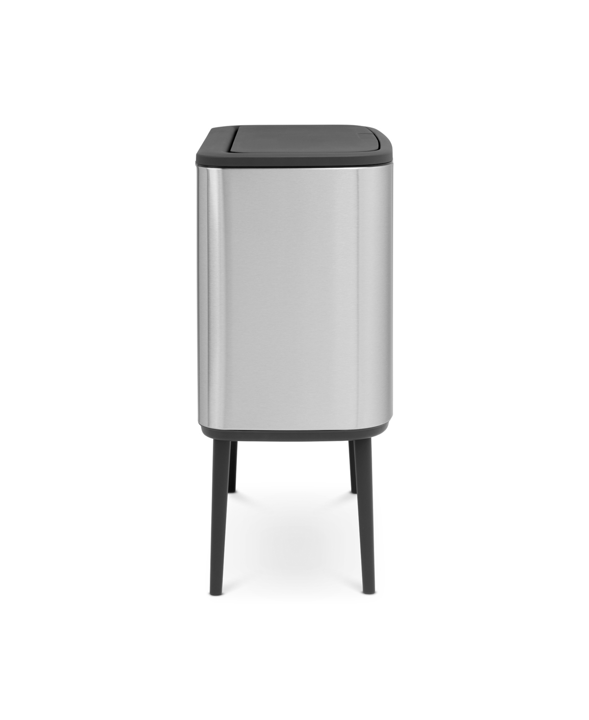 Shop Brabantia Bo Touch Top Trash Can, 9.5 Gallon, 36 Liter In Matte Steel Fingerprint Proof