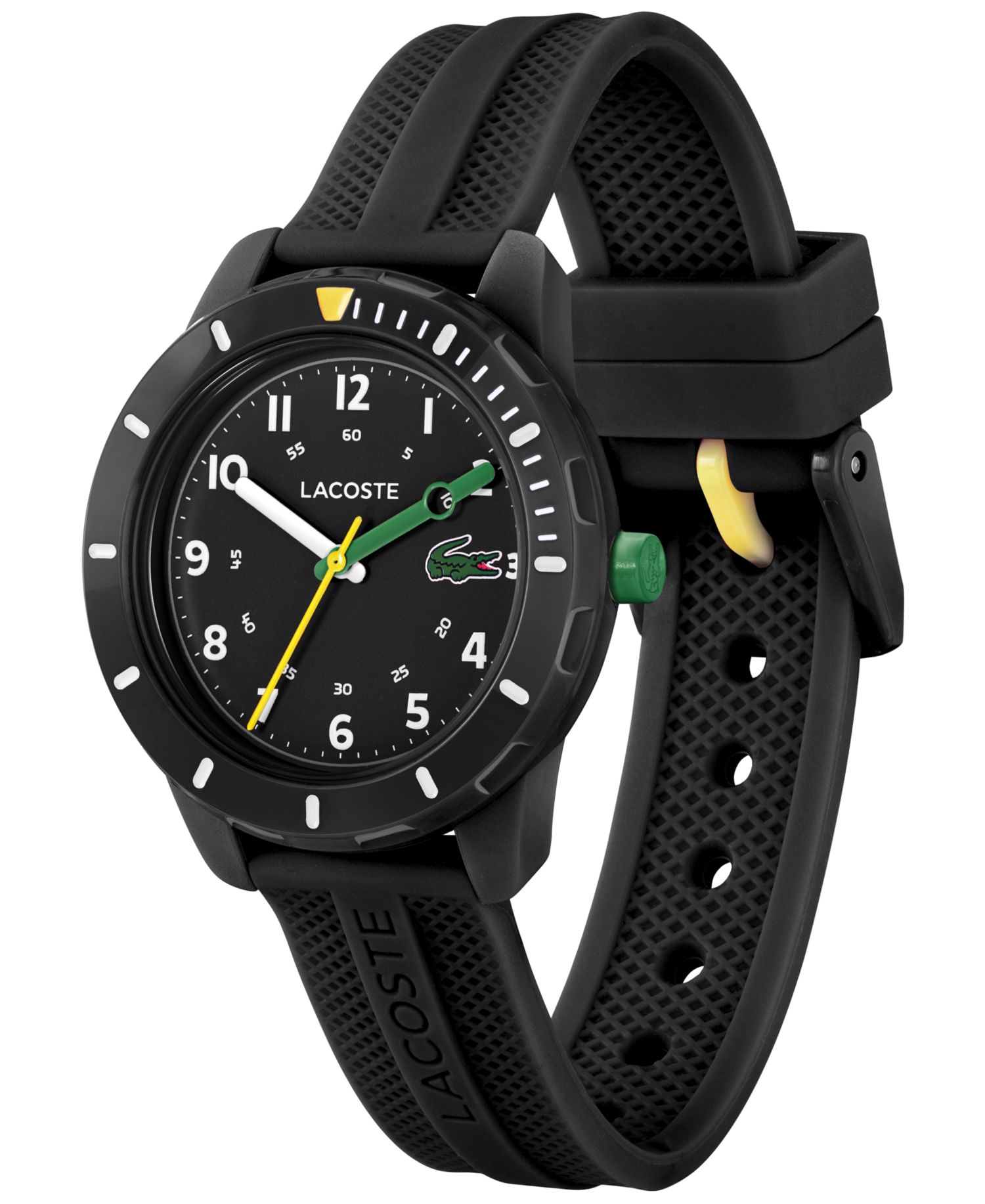 Mini Tennis Black Silicone Strap Watch 34mm