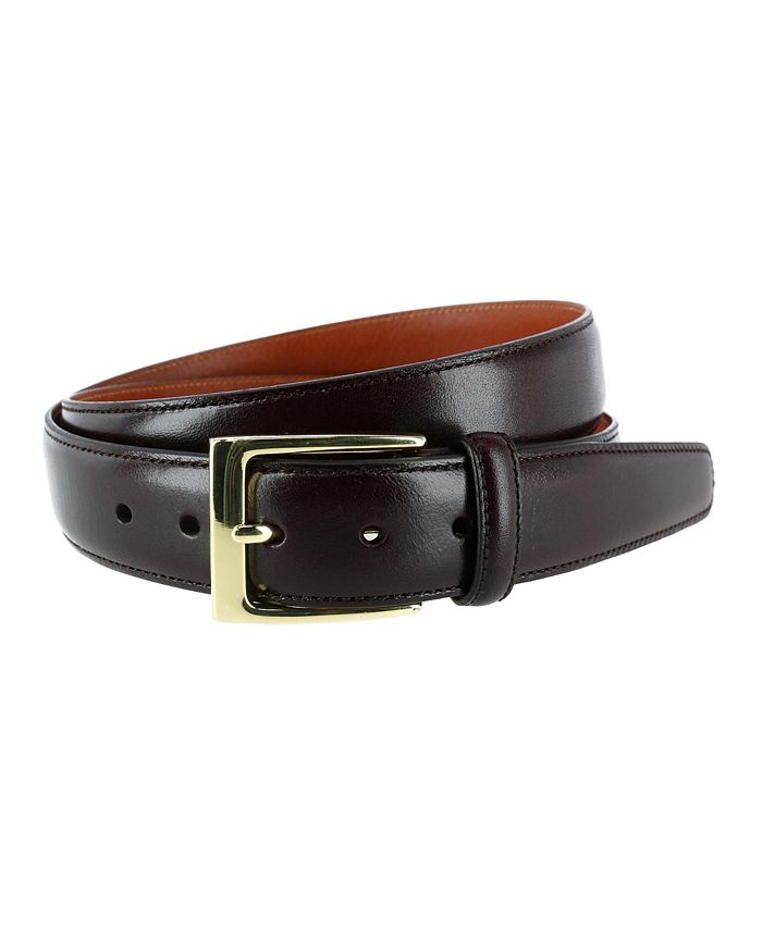 TRAFALGAR Men's Classic Cortina 30mm Leather Belt - Macy's