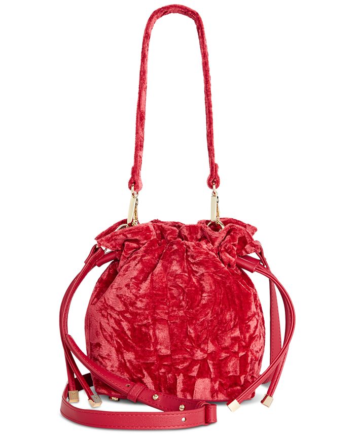 Velvet online bucket bag
