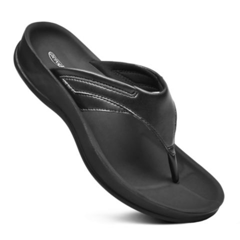 Женские сандалии Aerothotic Algiz Comfortable, цвет: Чёрный