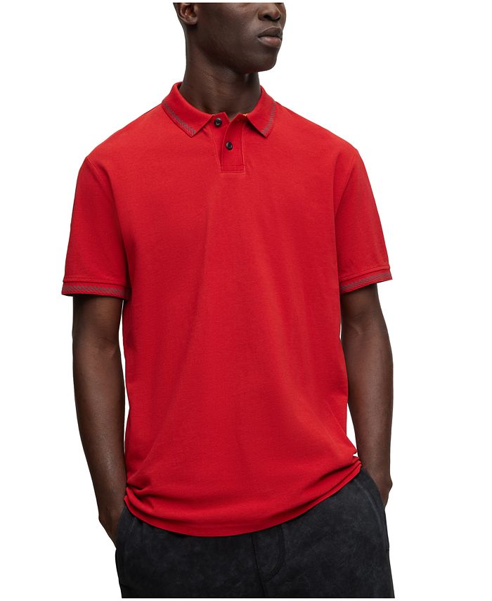 Macy's red hot sale polo shirt