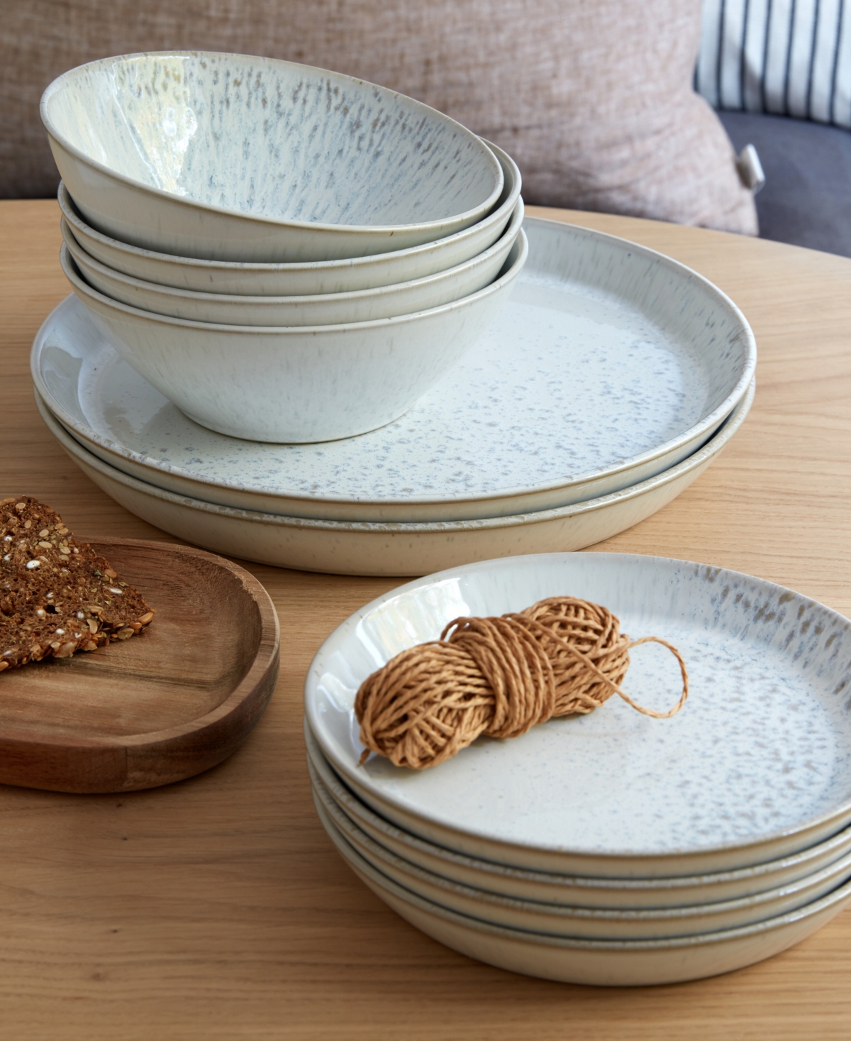 Denby Kiln By  Collection 12 Pc. Dinnerware Set, Service For 4 In Neutral
