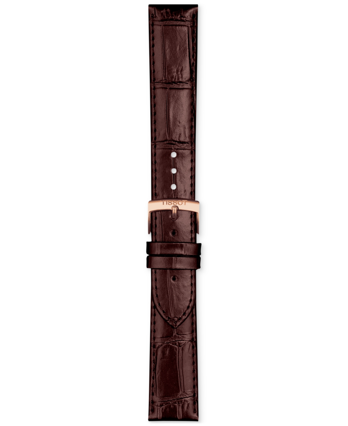 Tissot Official Interchangeable Brown Leather Watch Strap