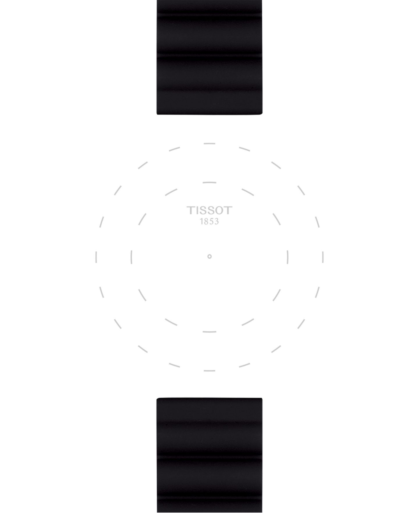 Ремешок для часов Tissot Official Interchangeable Black Silicone Watch Strap — фото 3