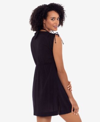 Lauren by Ralph Lauren Crushed Farrah Swim Cover-Up Dress