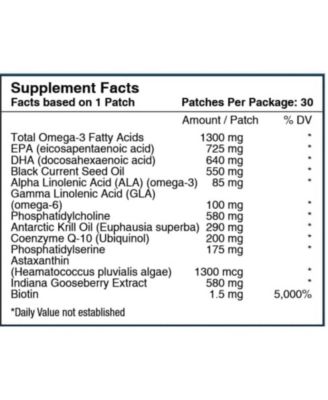 Omega-3 Vitamin Patch by (30-Day Supply)