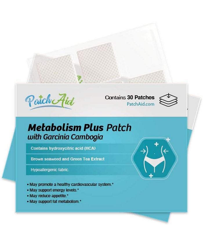 Metabolism and Energy Support Vitamin Patch Pack by PatchAid by