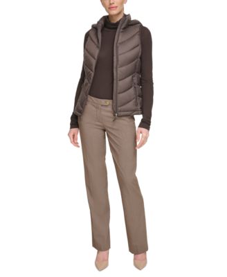 Women's Packable Hooded Puffer Vest