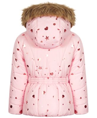 Rothschild Zweifarbige Pufferjacke Für Jungen – Mit Fleece-Futter, Verdecktem Reißverschluss & Fleece-Mütze