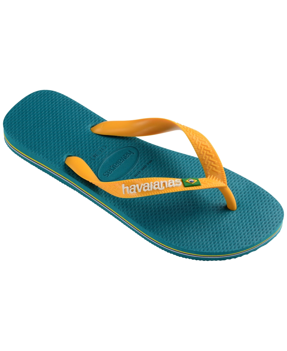 Havaianas Men's Brazil Logo Flip-Flop Sandals Men's Shoes