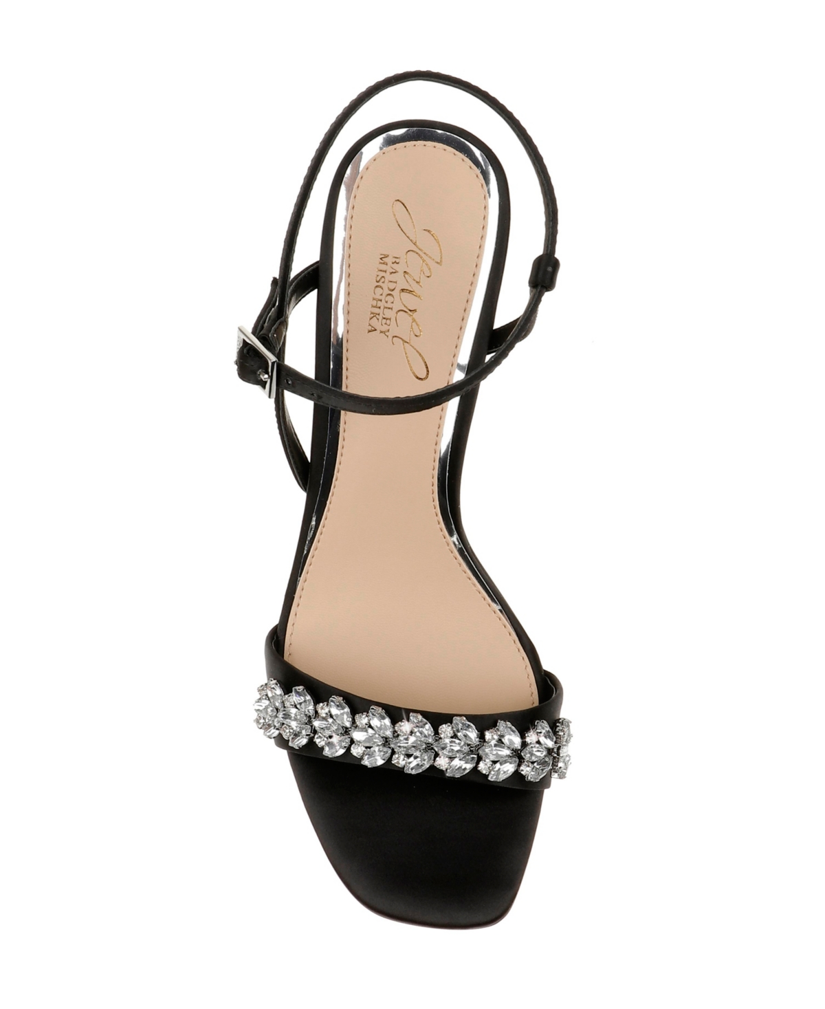 Jewel Badgley Mischka Women's Patsy Rhinestone Embellished Evening Sandals