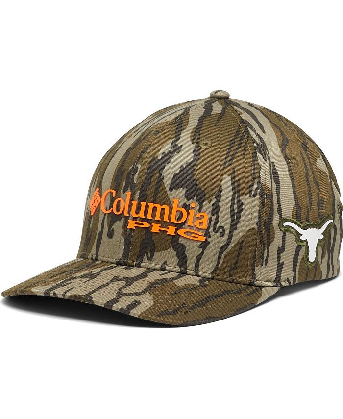 Columbia Men's Mossy Oak Camo Texas Longhorns Bottomland Flex Hat