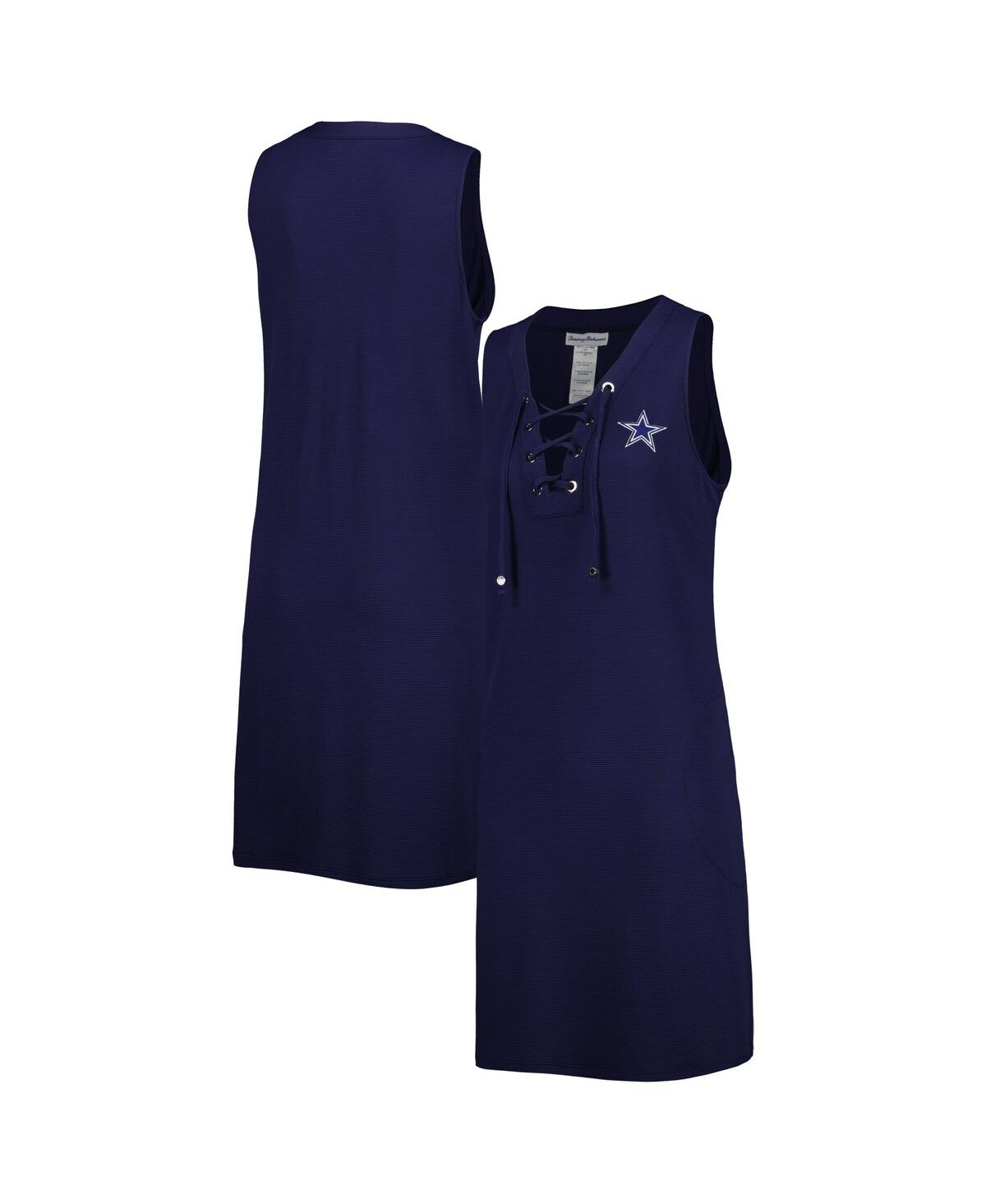 Tommy Bahama Women's  Navy Dallas Cowboys Island Cays Lace-up Dress