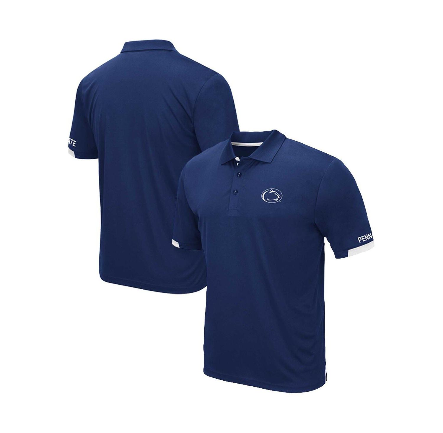 Men's Navy Penn State Nittany Lions Big and Tall Santry Polo Shirt