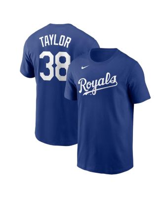 Men's Josh Taylor Royal Kansas City Royals Name and Number T-shirt