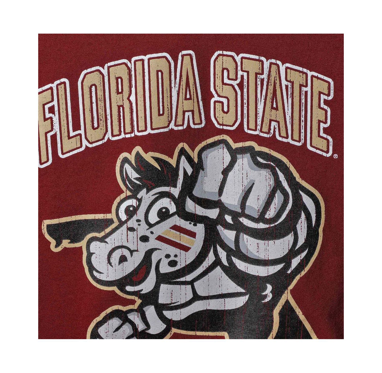 Big Boys Garnet Florida State Seminoles Strong Mascot T-shirt