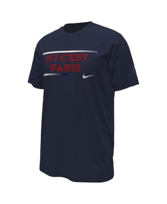 Men's Navy Paris Saint-Germain Verbiage T-shirt